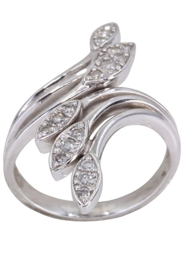 BAGUE DIAMANTS MODERNE — vue 1