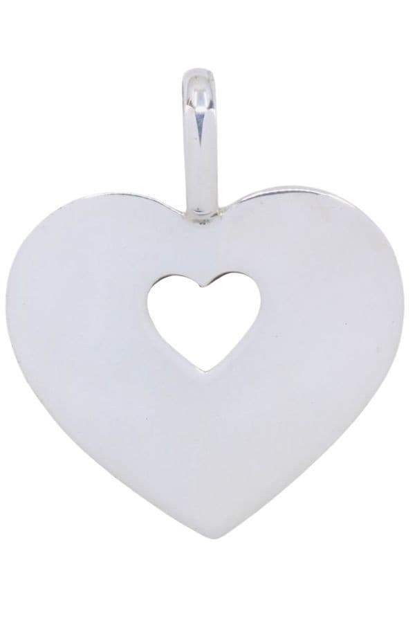 PENDENTIF COEUR POIRAY ARGENT