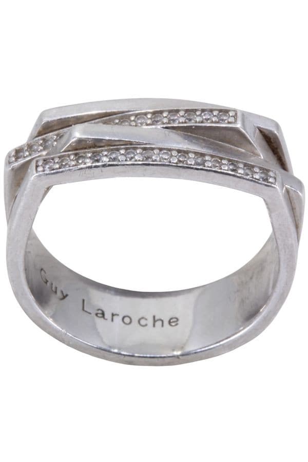 BAGUE GUY LAROCHE ARGENT — vue 1