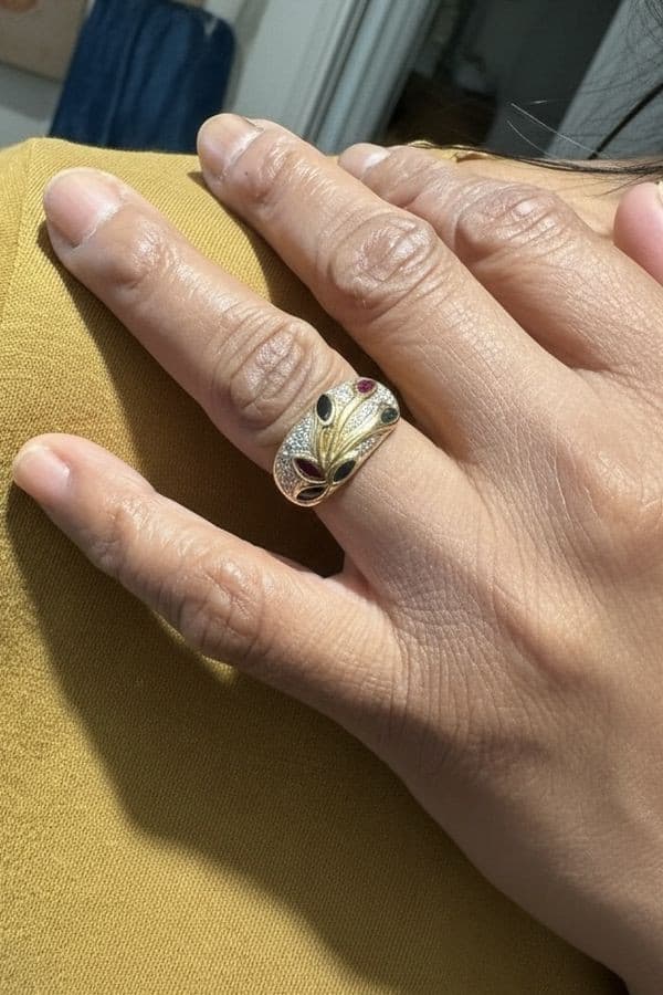 BAGUE JONC TUTTI FRUTTI — vue 2