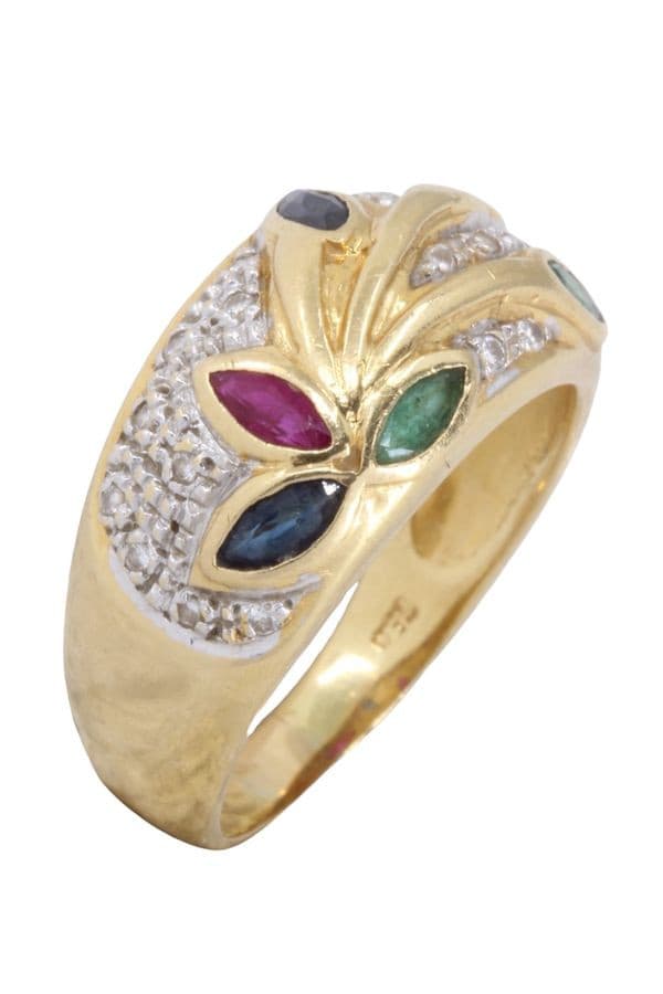 BAGUE JONC TUTTI FRUTTI — vue 4