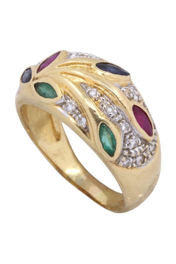 BAGUE JONC TUTTI FRUTTI — vue 5