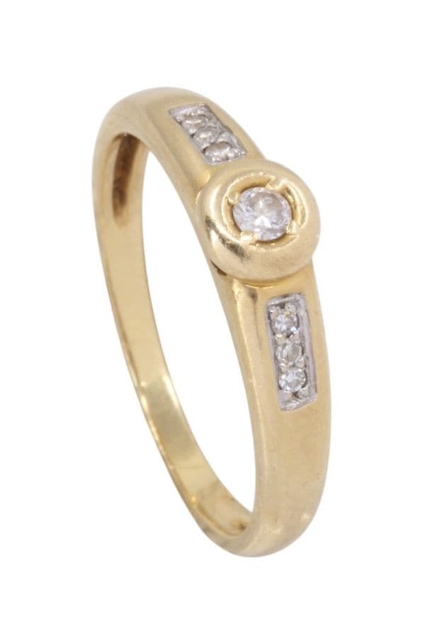 BAGUE STYLE SOLITAIRE DIAMANTS — vue 4