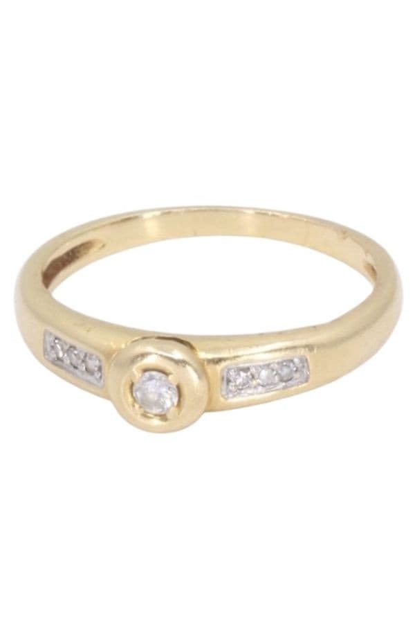 BAGUE STYLE SOLITAIRE DIAMANTS — vue 5