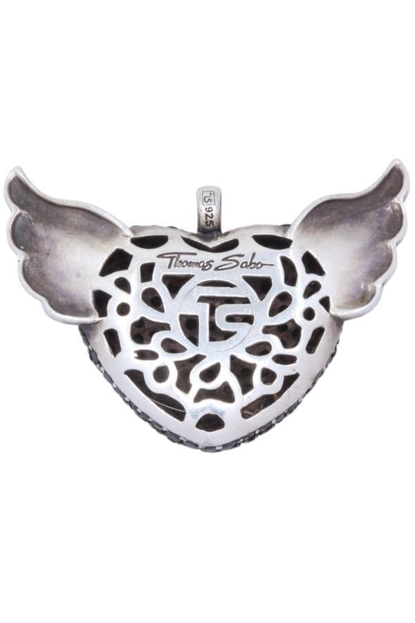 PENDENTIF THOMAS SABO COEUR AILÉ — vue 3