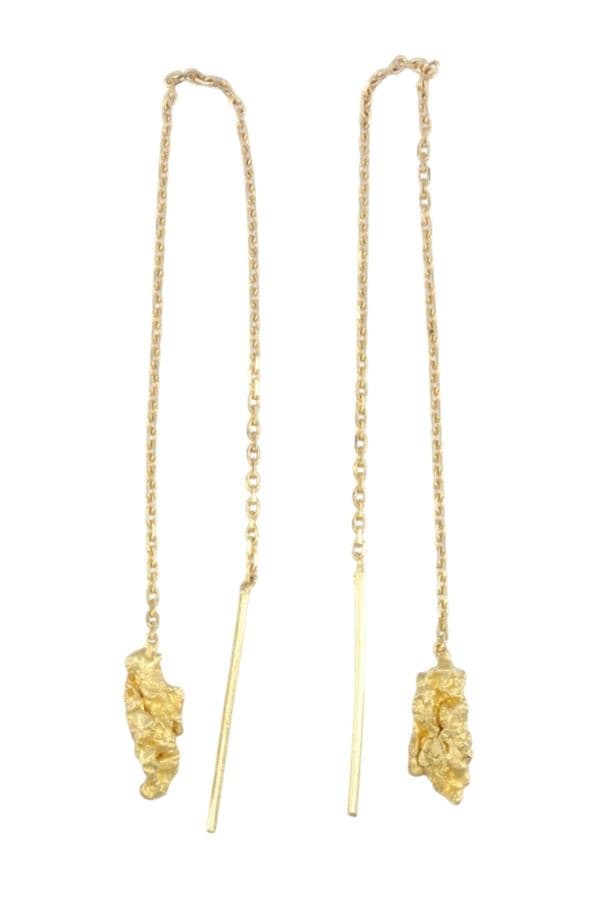 BOUCLES D'OREILLES PEPITE — vue 1