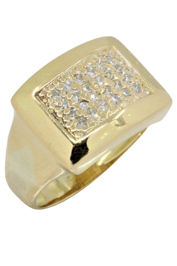 BAGUE PAVAGE DIAMANTS — vue 4