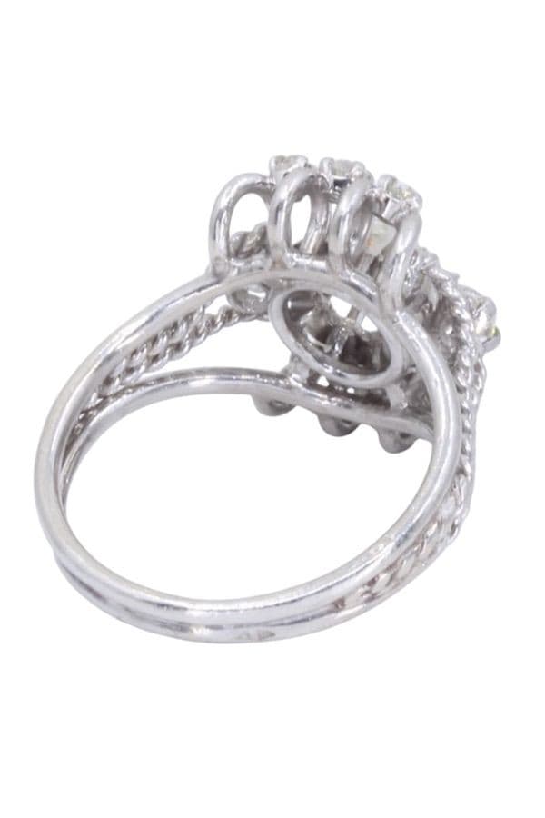 BAGUE DIAMANTS ANNÉES 50 — vue 6