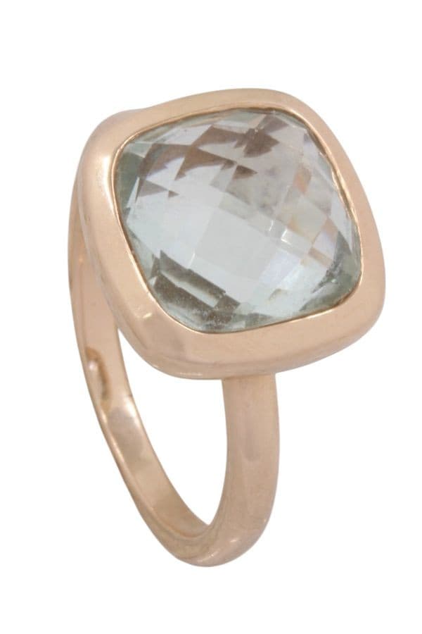 BAGUE MODERNE AIGUE-MARINE — vue 4
