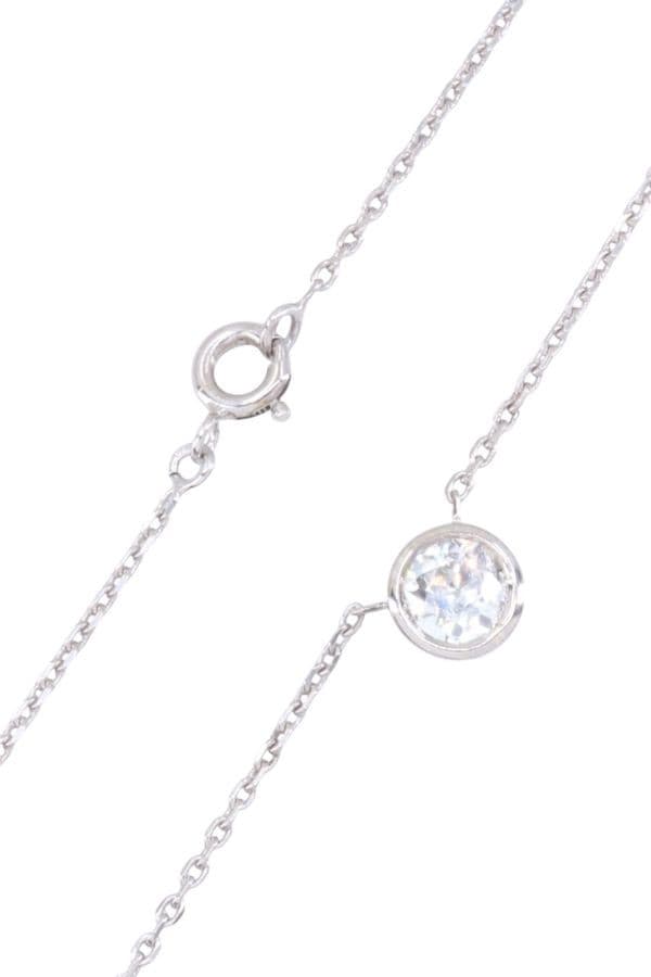COLLIER CENTRE DIAMANT — vue 3