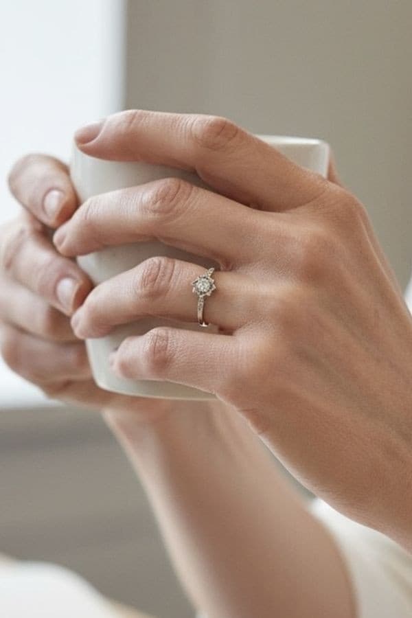 SOLITAIRE MAUBOUSSIN "MA REINE D'AMOUR N°2" — vue 2