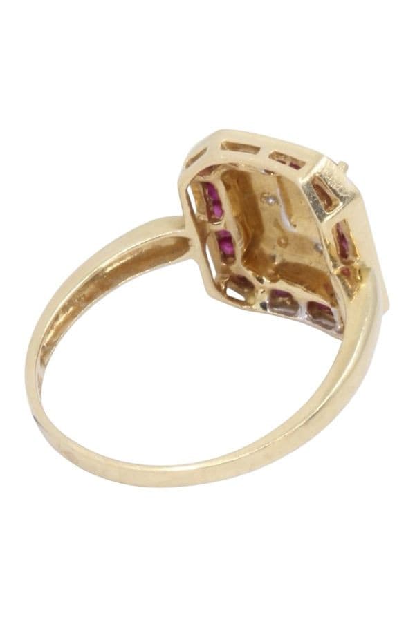 BAGUE 2 ORS RUBIS — vue 6