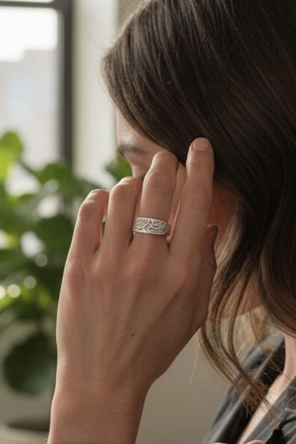 BAGUE DIAMANTS 2ORS — vue 2