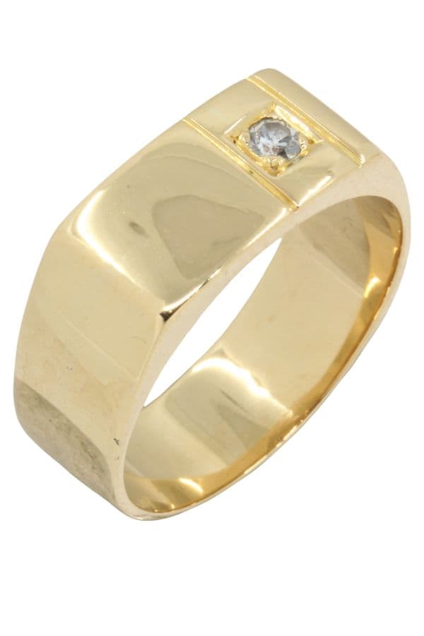 CHEVALIÈRE MODERNE DIAMANT — vue 4