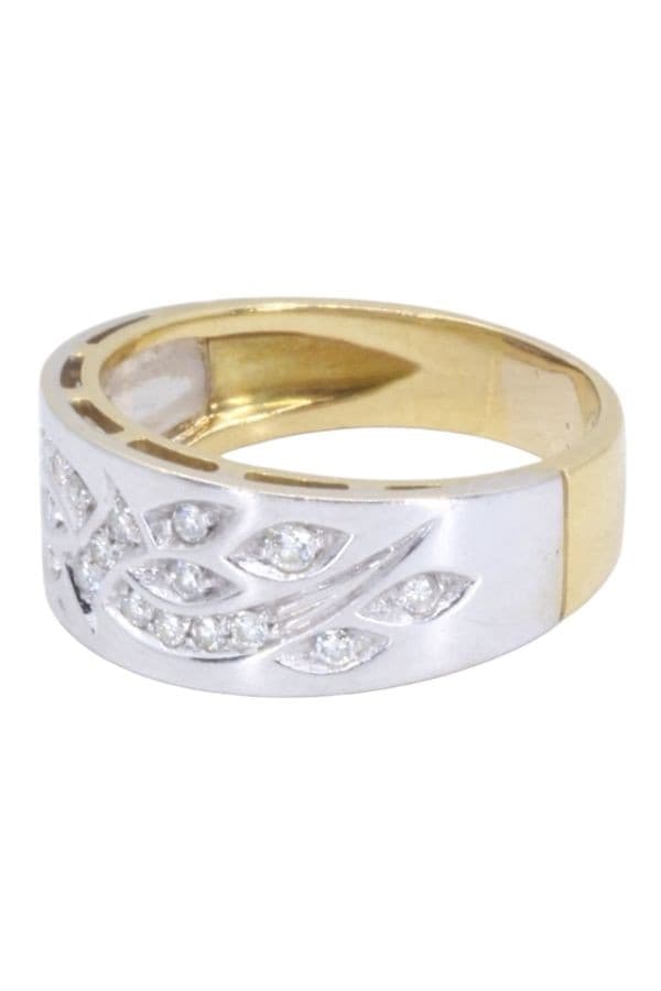 BAGUE DIAMANTS 2ORS — vue 5