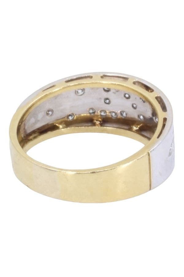 BAGUE DIAMANTS 2ORS — vue 6