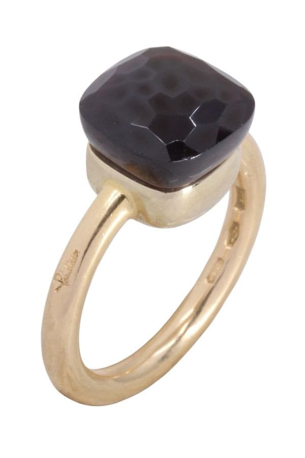 BAGUE POMELLATO NUDO GRENAT — vue 3