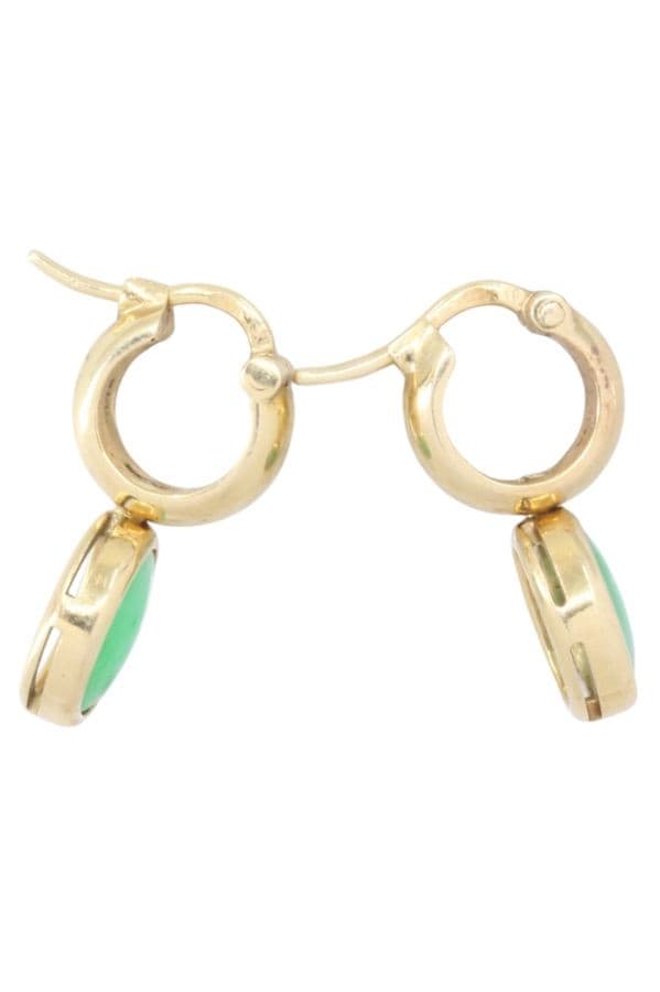 BOUCLES D'OREILLES CRÉOLES AGATES — vue 3