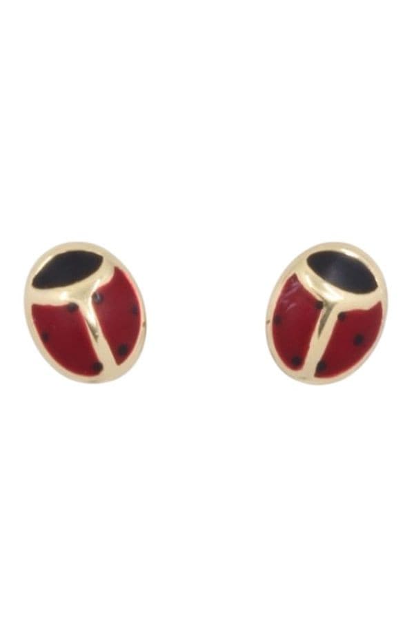 BOUCLES D'OREILLES COCCINELLES — vue 1