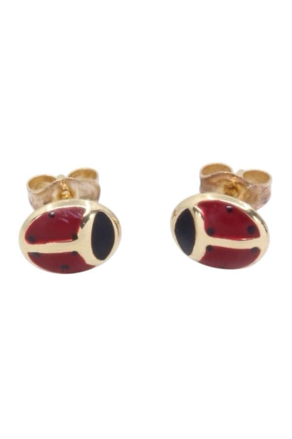 BOUCLES D'OREILLES COCCINELLES — vue 3