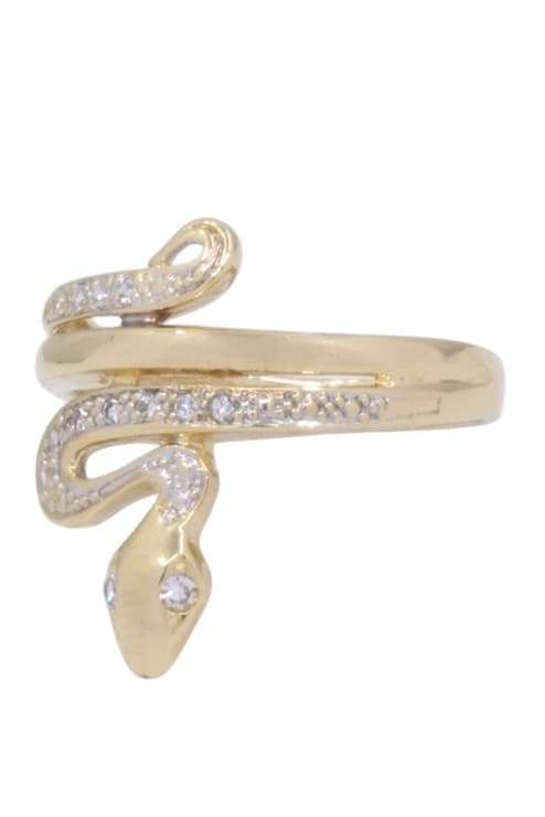 BAGUE SERPENT DIAMANTS — vue 5