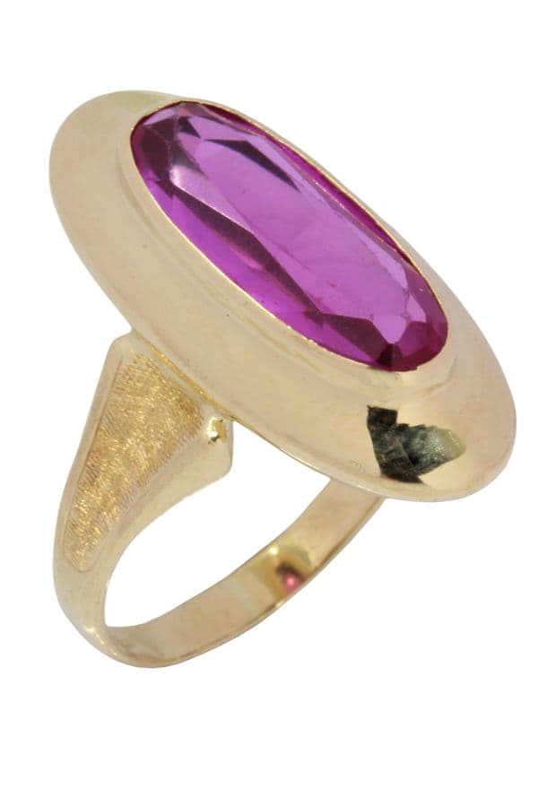 BAGUE MODERNE RUBIS — vue 4
