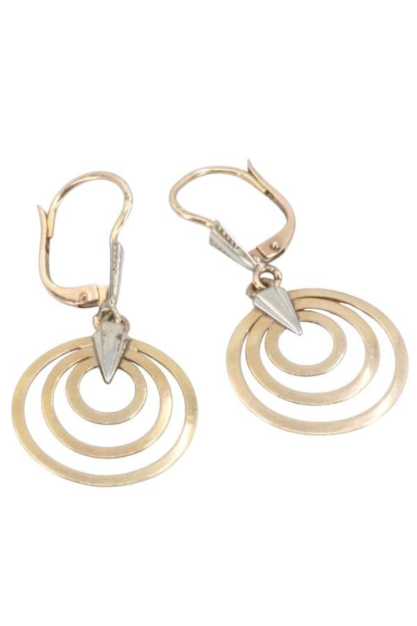 BOUCLES D'OREILLES PENDANTES 2ORS — vue 3