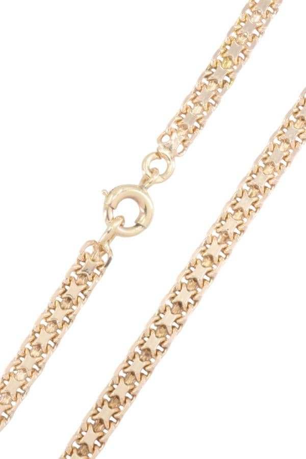 COLLIER LONG DOUBLE MAILLE FORCAT — vue 3