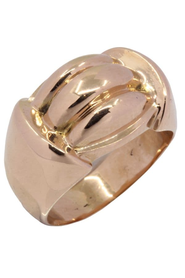 BAGUE ANCIENNE GODRON — vue 4