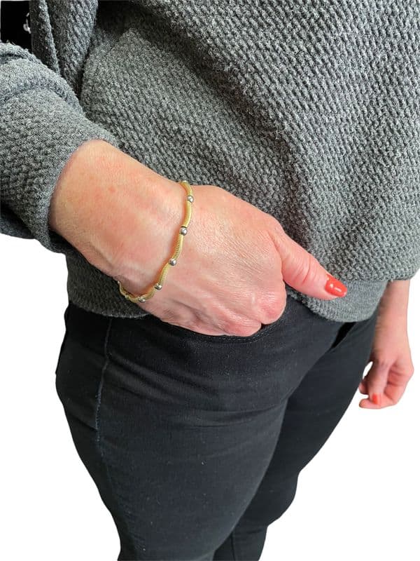 BRACELET MODERNE 2 ORS — vue 2