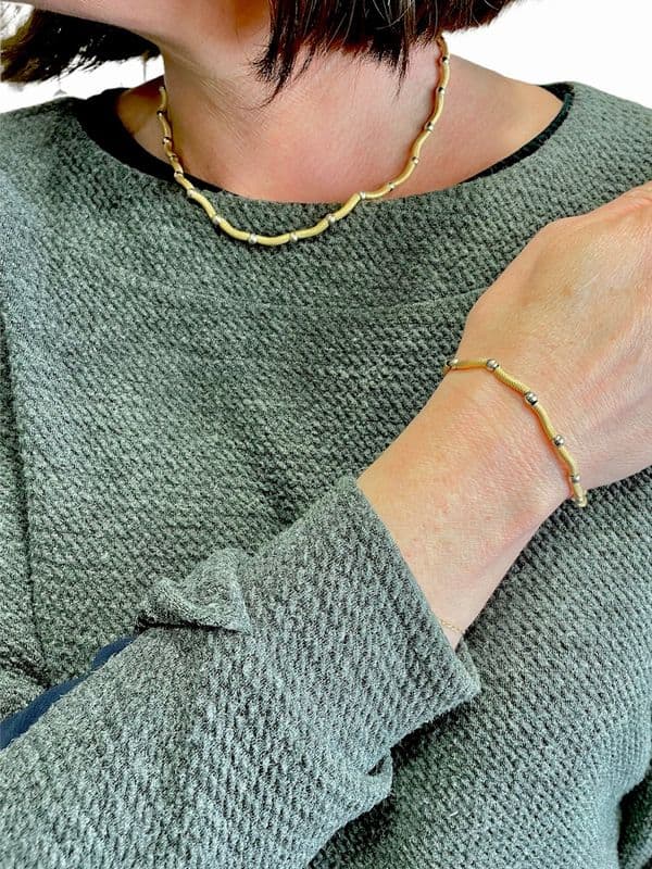 BRACELET MODERNE 2 ORS — vue 3
