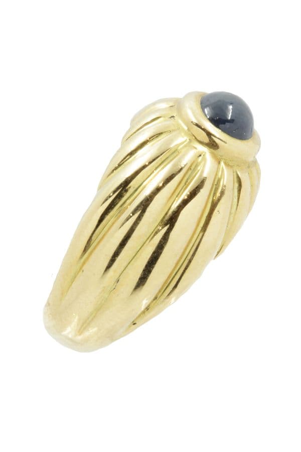 BAGUE JONC MODERNE SAPHIR — vue 4
