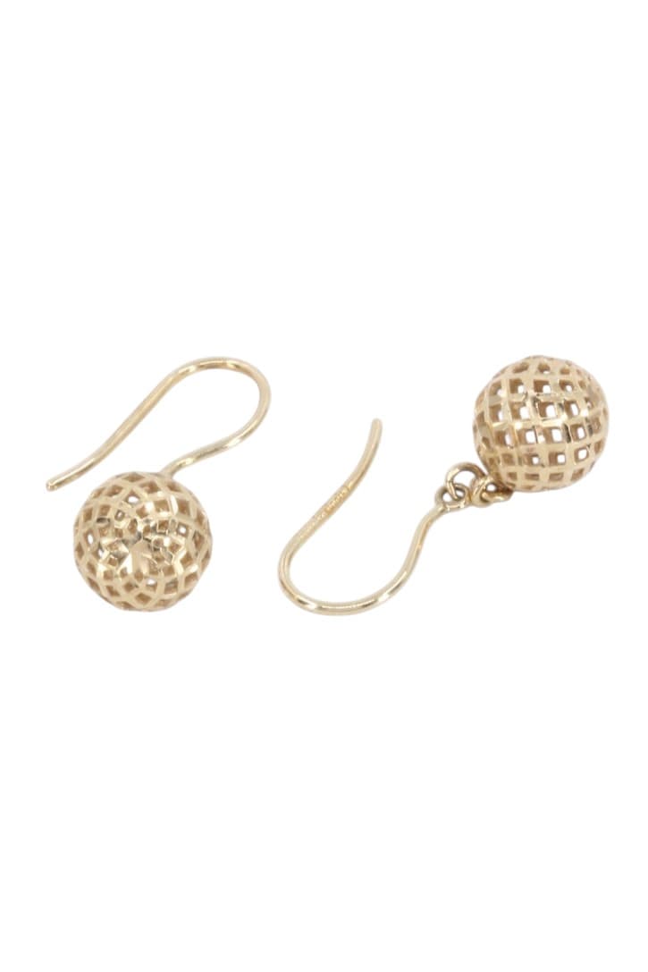 BOUCLES D'OREILLES PENDANTES SPHERE — vue 3