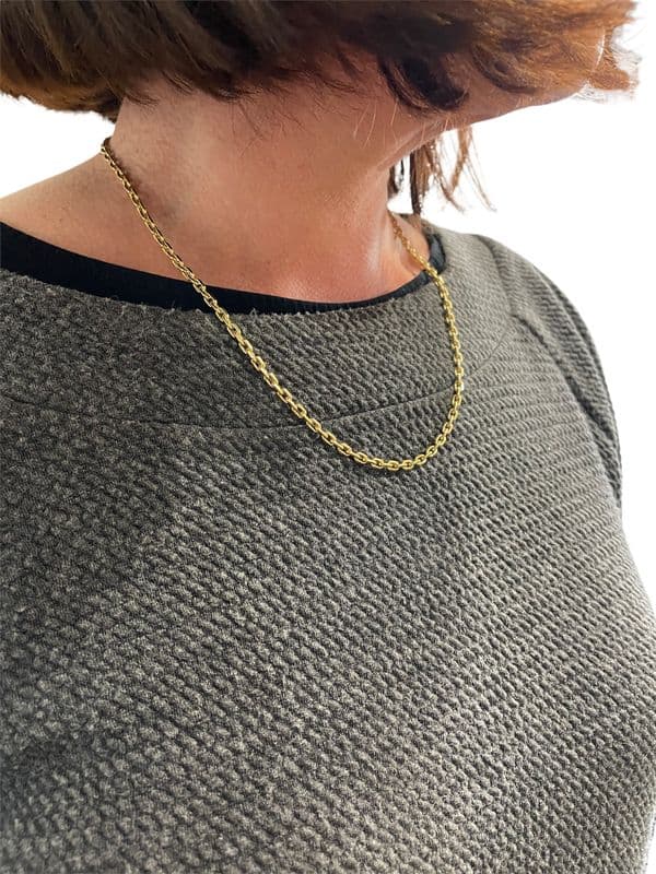 CHAINE MAILLE FORÇAT DIAMANTÉE — vue 2