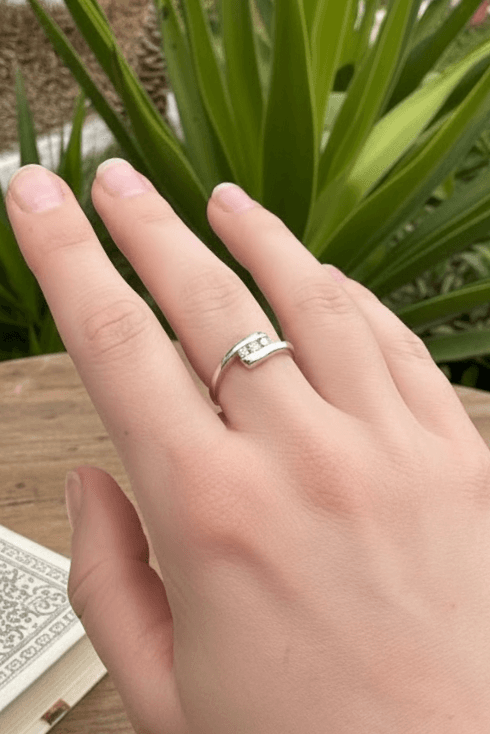 BAGUE TRILOGIE DIAMANTS — vue 2
