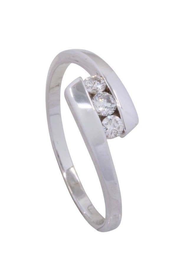 BAGUE TRILOGIE DIAMANTS — vue 4