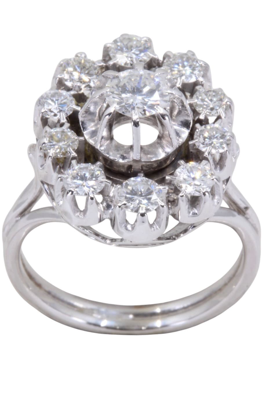 BAGUE FLEUR DIAMANTS — vue 1