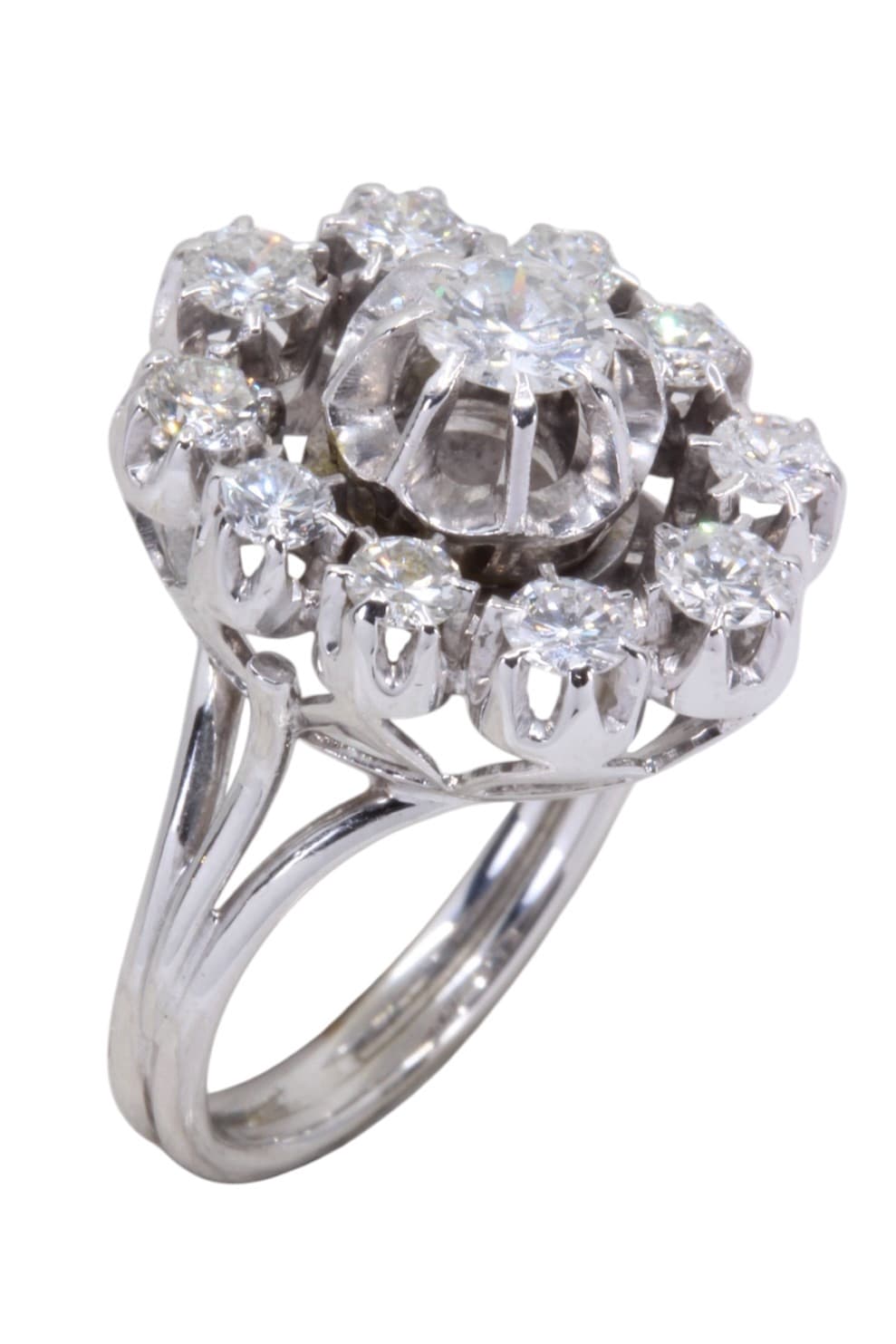 BAGUE FLEUR DIAMANTS — vue 3