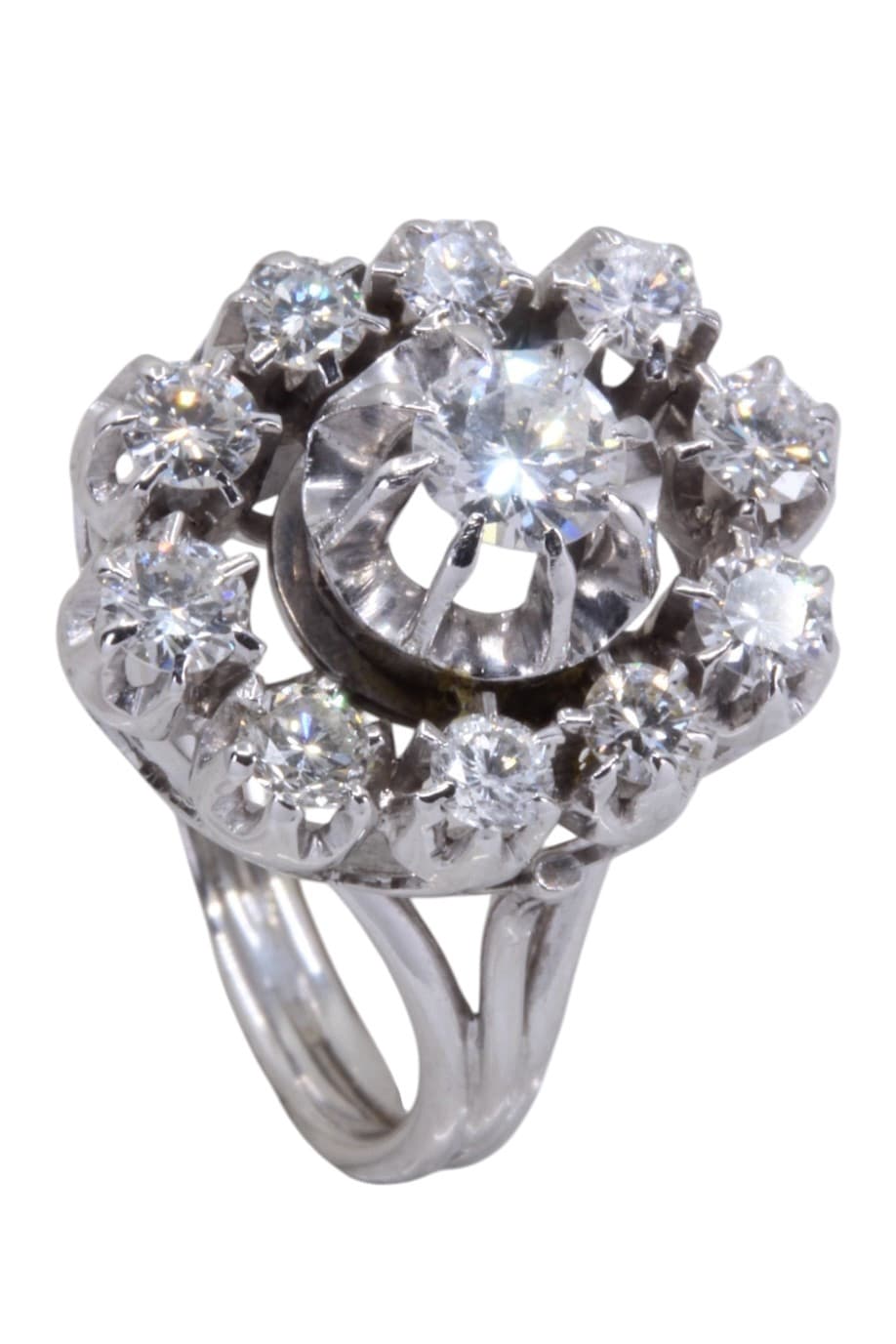 BAGUE FLEUR DIAMANTS — vue 4