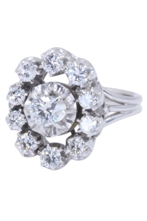 BAGUE FLEUR DIAMANTS — vue 5