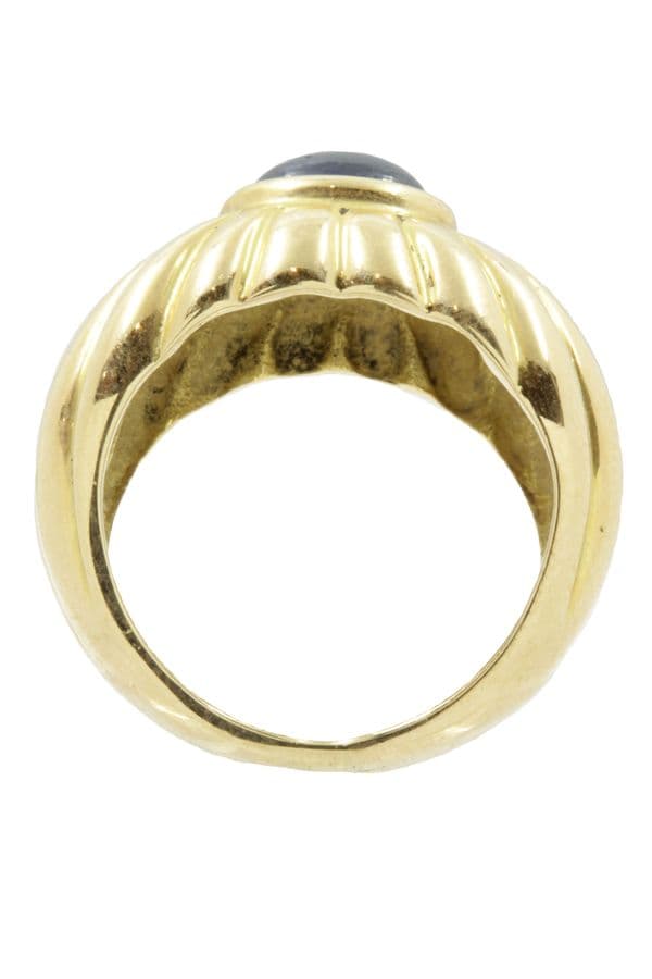 BAGUE JONC MODERNE SAPHIR — vue 6