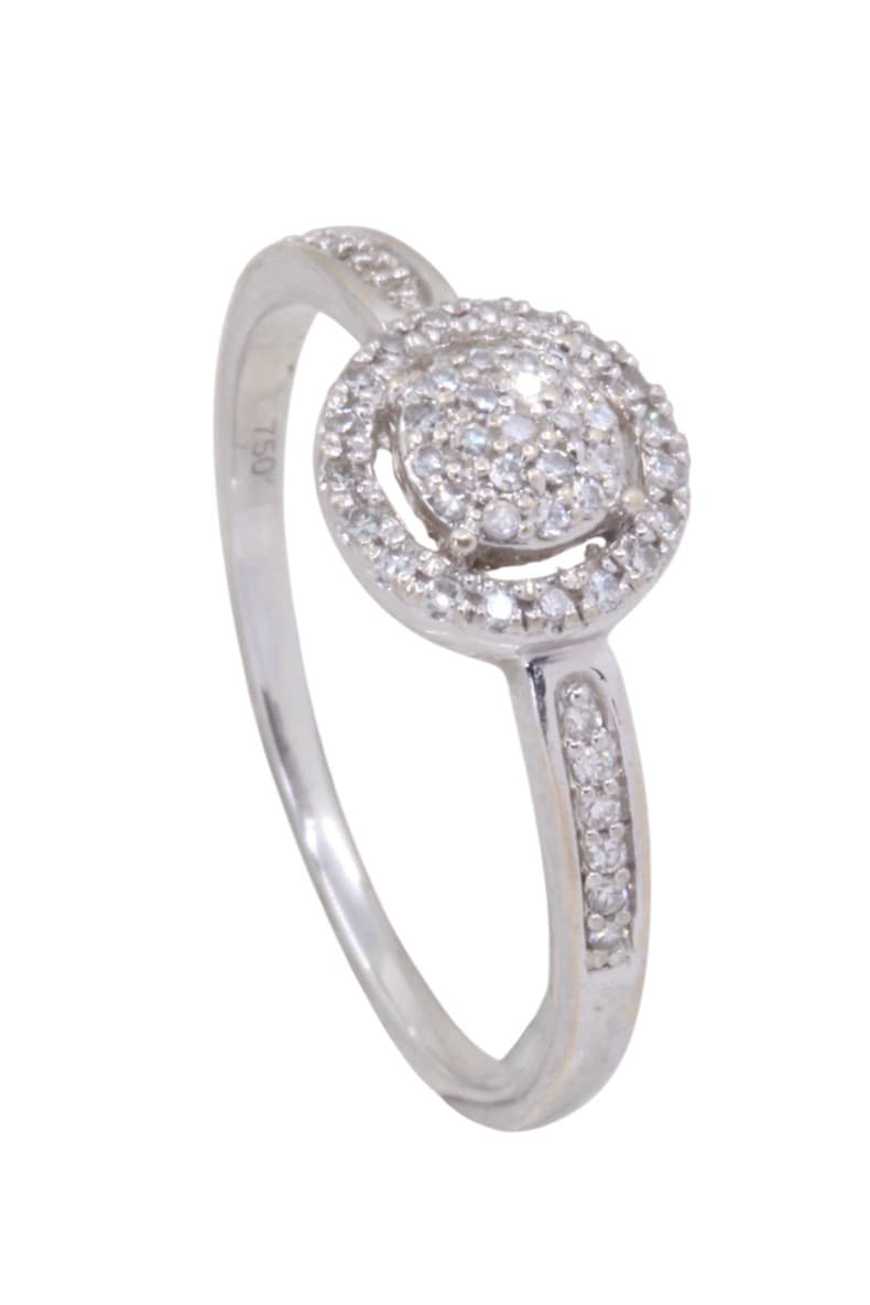 BAGUE DIAMANTS MODERNE — vue 4