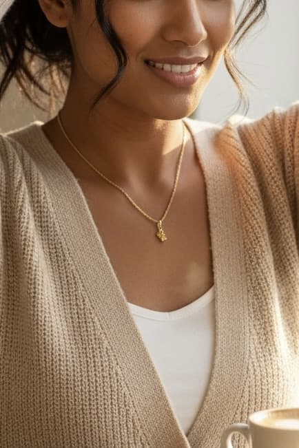 PENDENTIF PÉPITE NATURELLE — vue 2