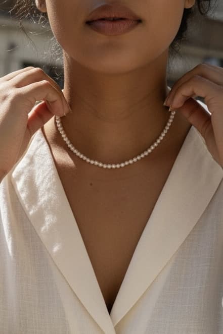 COLLIER DE PERLES — vue 2