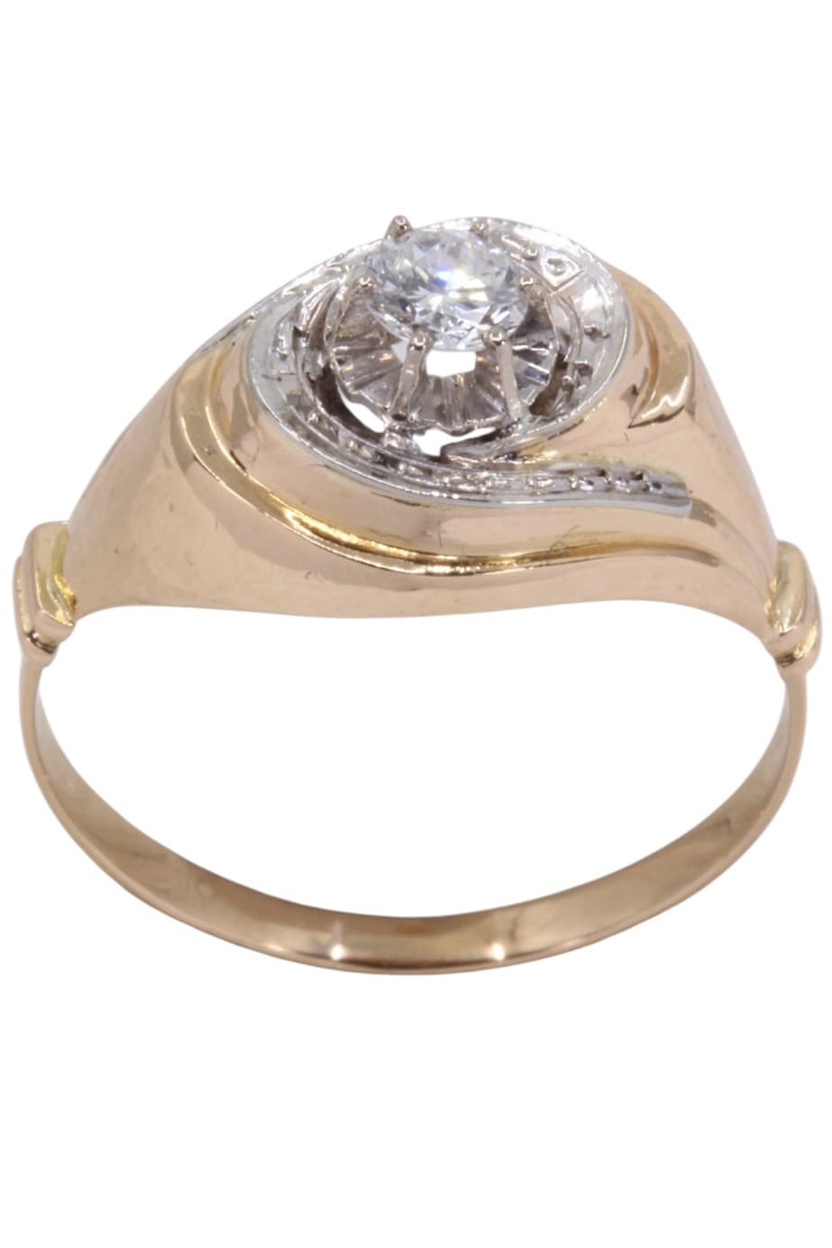 BAGUE DIAMANTS 1950' — vue 1