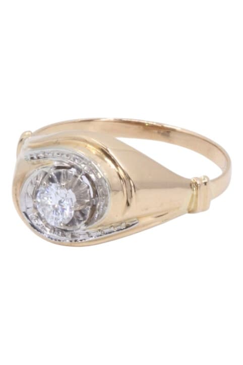 BAGUE DIAMANTS 1950' — vue 4