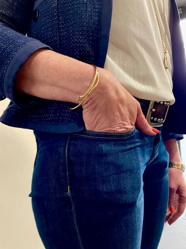 BRACELET JONC SERPENT — vue 2
