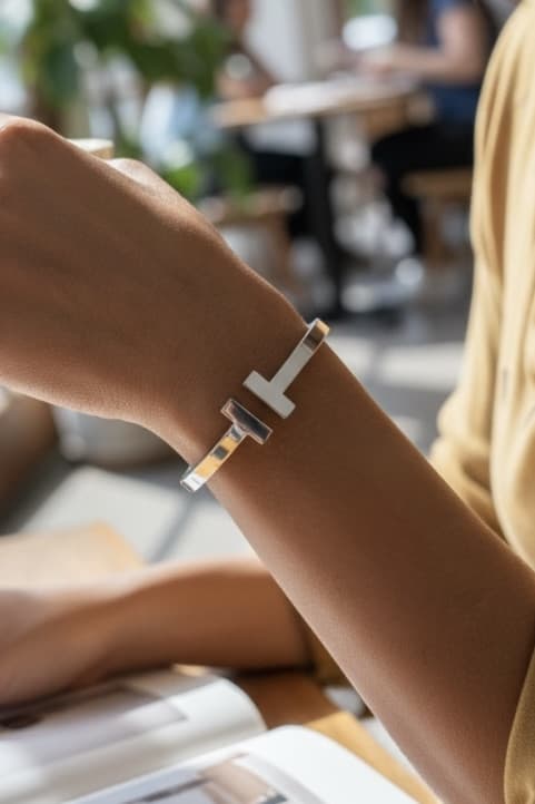 BRACELET TIFFANY MODELE T GM — vue 2