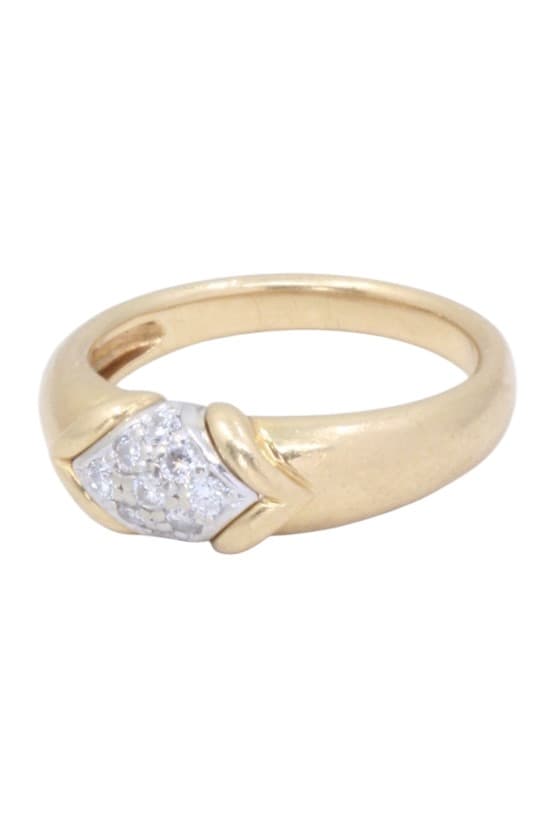 BAGUE MODERNE DIAMANTS — vue 4