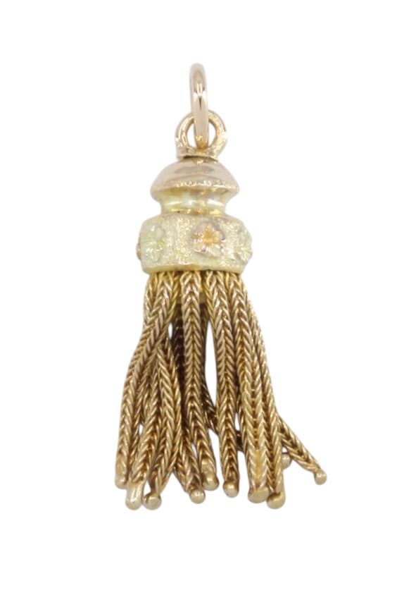 PENDENTIF POMPON ANCIEN 2 ORS — vue 1